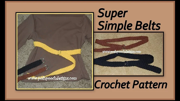 Create Stylish Crochet Belts with Ease