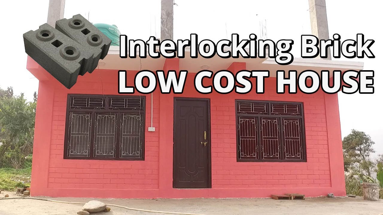 Low Cost Brick House and Interlocking Brick Machines Nepal YouTube