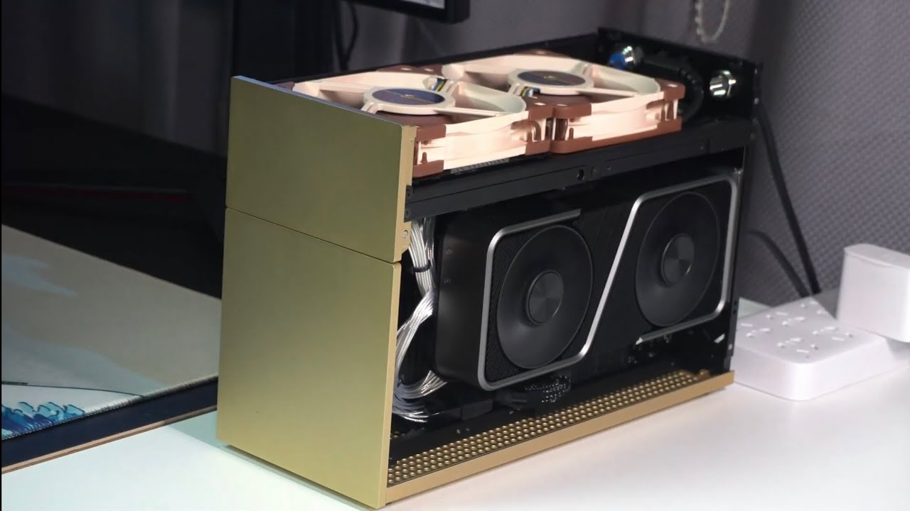 Gold Anodized FormD T1 2 Slot Air cooled Build A to Z Build Guide, XT  ,RTX FE 폼디 T1 조립 영상