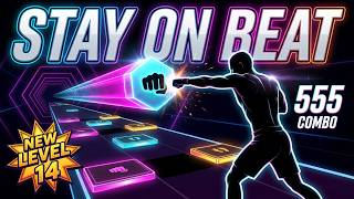 Information STAY ON BEAT #14 | HIGH QUALITY Immersive Interactive Warm Up 4K | Movement Game Guide