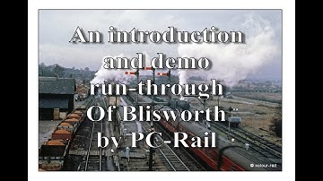 An introduction and demo run-through of Blisworth by PC-Rail.