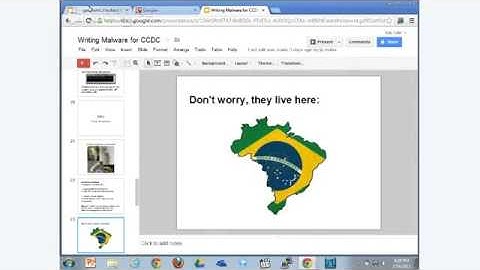 Shmoocon Epilogue 2013 : Mubix - Writing Malware for CCDC