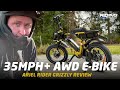 2023 ariel rider grizzly insane 35mph awd ebike reviewed