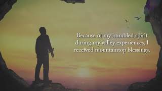 Valley Experiences with Mountaintop Blessings by Rev. Dr. Walter L. Johnson Sr.
