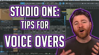 Studio One: Tips and Workflow for Editing Voice Overs