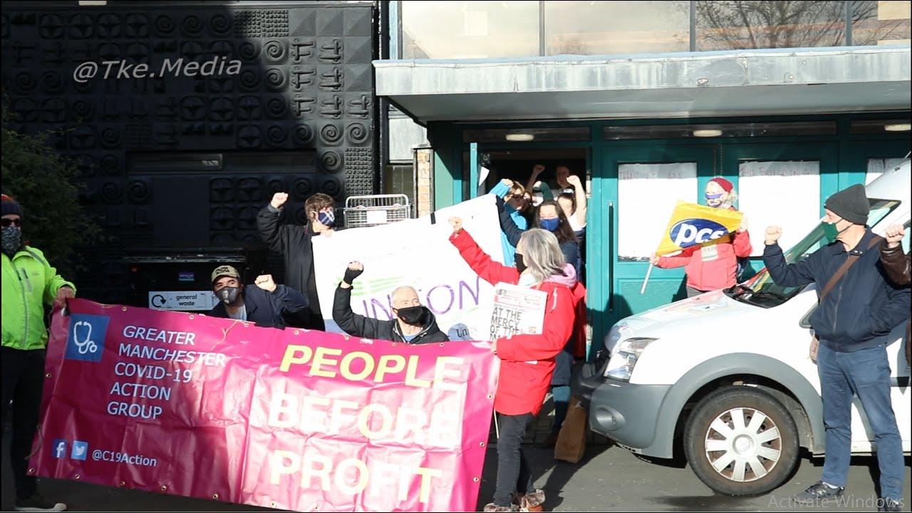UoM Rent Strike Occupation & Student Before Profit Protest