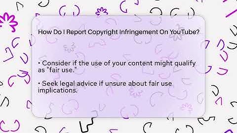 How Do I Report Copyright Infringement On YouTube? - Everyday-Networking