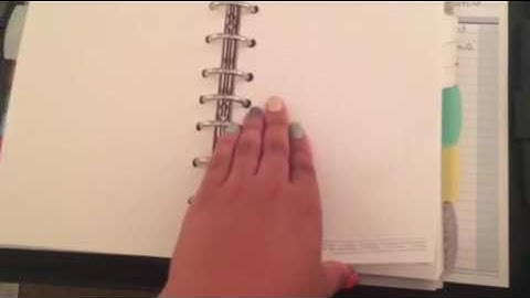 Franklin Covey Classic Planner Set Up