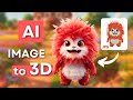 How to turn any image into a 3d model using ai in 3 minutesfree