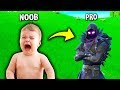 NOOB Turns Into PRO and THIS HAPPENED.. (Noob vs Pro) Fortnite #3