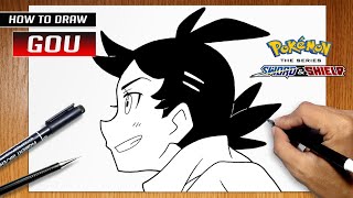 How to draw Gou from Pokemon Sword and Shield screenshot 4