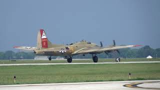 B17 Flying Fortress nine o nine takeoff