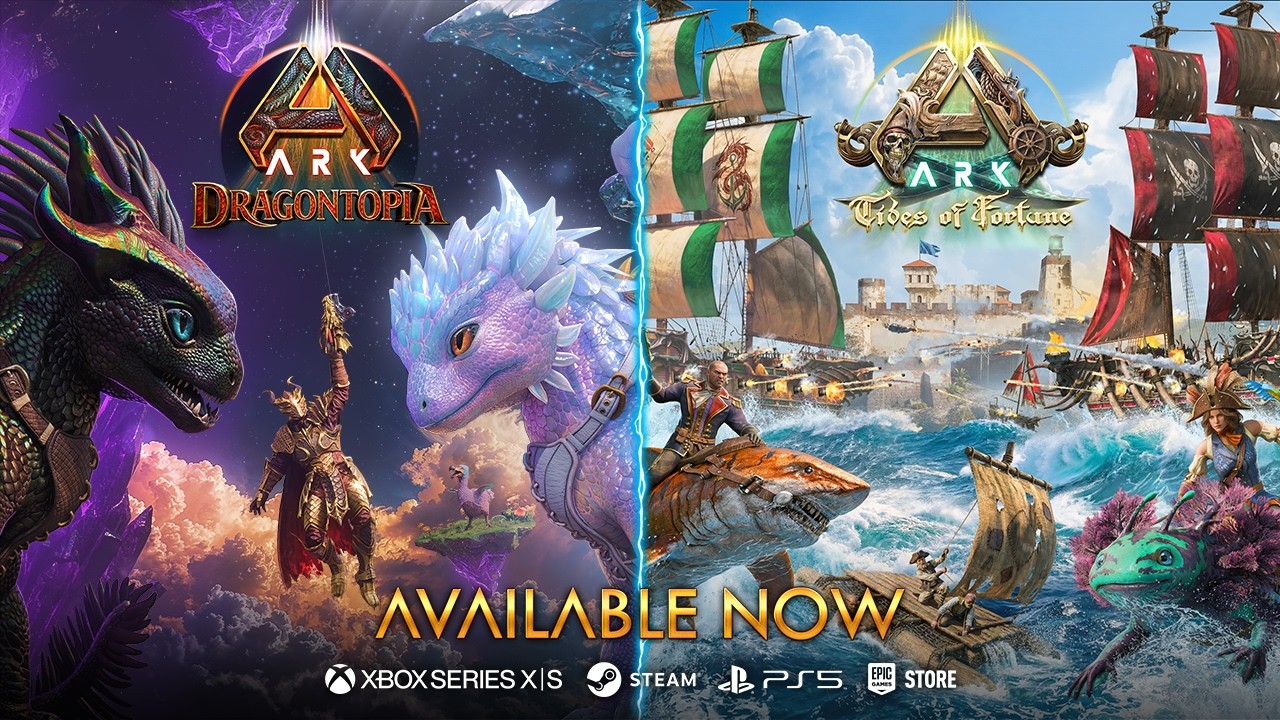 ARK Tides of Fortune & Dragontopia Trailer