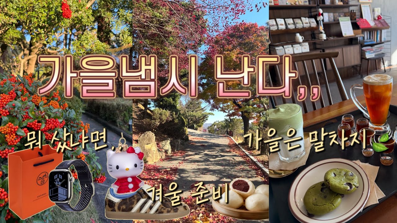 가을냄새나는🍂일상 | 애플🍎워치, 가을🐆쇼핑, 구독자 100명 감사해요😘
