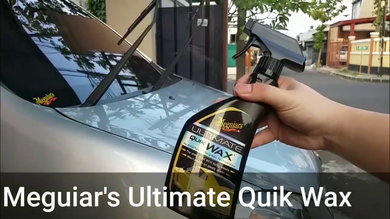 Meguiar's Ultimate Quik Wax for car maintenance YouTube