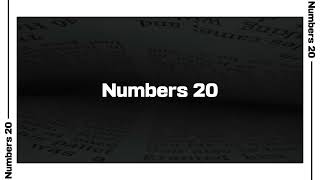 Numbers 20 Bible Reading | NIV