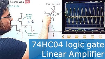 CMOS Inverter Gate Analog Amplifier