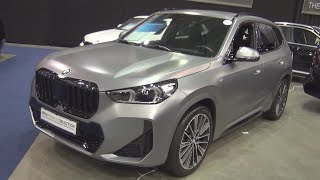 BMW X1 xDrive23i Frozen Pure Grey Metallic (2022) Exterior and Interior Walkaround