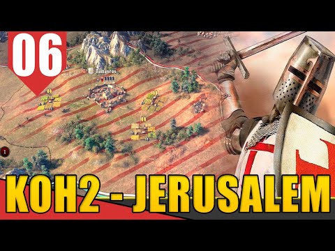 A Tomada de DAMASCUS - Knights of Honor 2 Jerusalem #06 [Gameplay PT-BR]