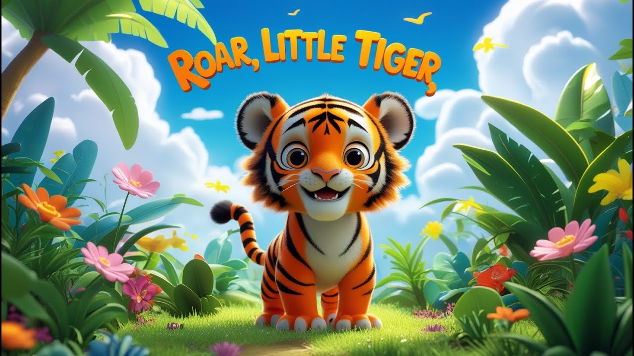 Roar, Little Tiger π― | Fun Toddler Song & Jungle Animal Dance for Kids Roar, Little Tiger π― | Fun Toddler Song & Jungle Animal Dance for Kids