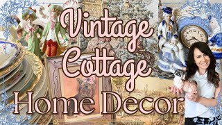 THRIFTING VINTAGE COTTAGE HOME DECOR | *AMAZING* Thrifted Haul \& Estate Sale Treasures!