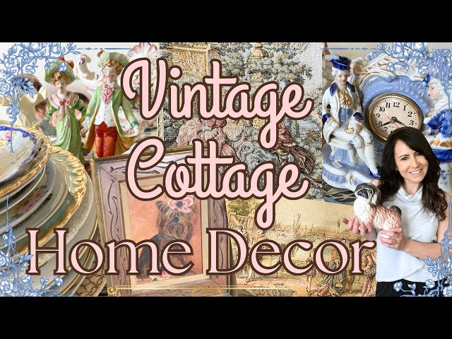 THRIFTING VINTAGE COTTAGE HOME DECOR | *AMAZING* Thrifted Haul & Estate Sale Treasures! class=