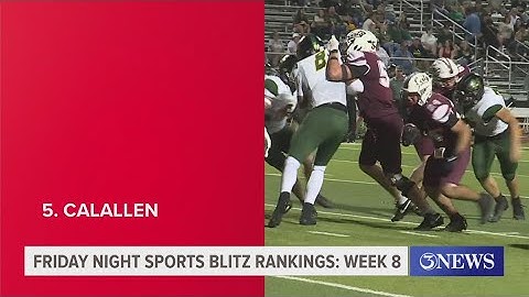 Friday Night Sports Blitz Rankings: Week 8 Large Schools