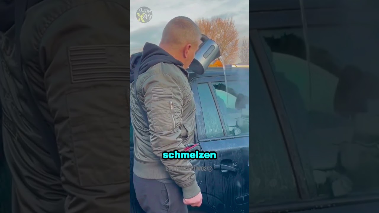 Mach diesen Fehler niemals bei Eis auf der Scheibe