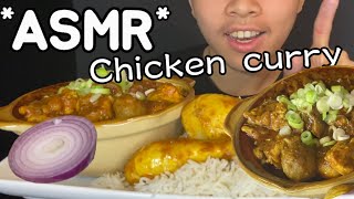 ASMR SPICY CHICKEN CURRY & ONINON FINKAN ASMR