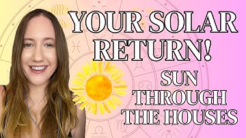 YOUR SOLAR RETURN! - SUN THROUGH THE HOUSES!