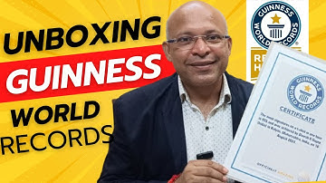 Guinness World Record Unboxing | Dinesh K Gupta