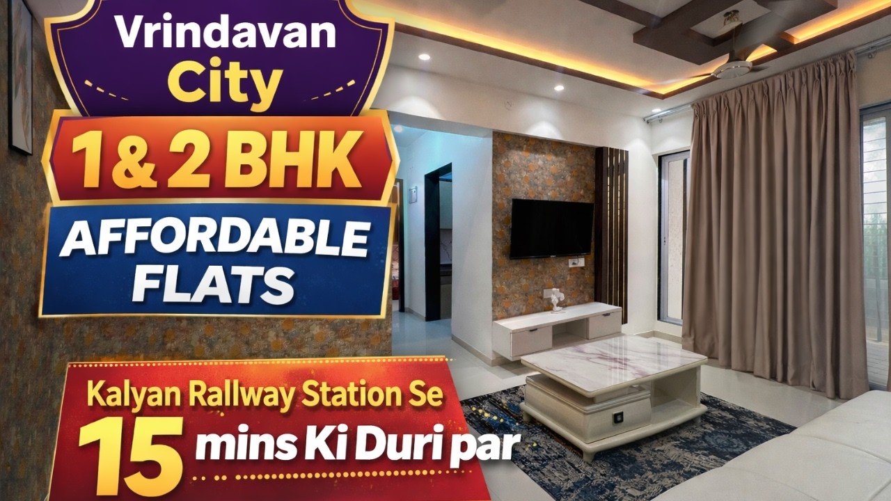 Vrindhavan City Ambivli | 1 & 2 BHK Flats Ambivali | Ambivali 1 BHK Flat For Sale | Call 7021988393