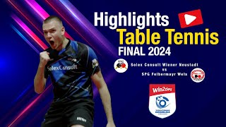 win2day Tischtennis Bundesliga Herren FINALE 2024 Highlights