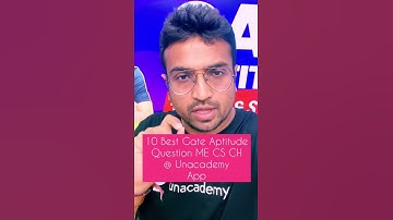 10 Best Questions of Gate Aptitude 2021-22 I ME CS CH #Shorts