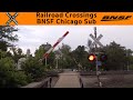 Railroad Crossings of the BNSF Chicago Sub