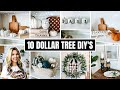 Impress Everyone one with 10 Dollar Tree Fall DIY's 🍁 that take 5 minutes to DO!