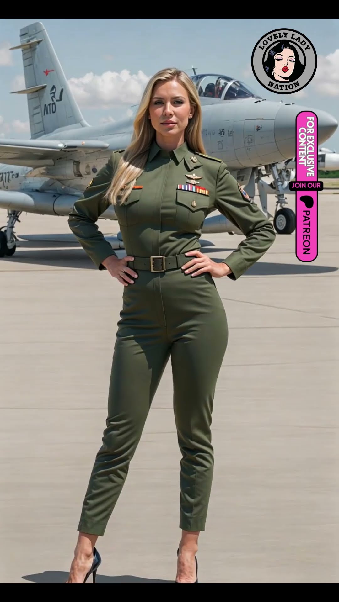 Pretty blonde Air Force ladies Vol.1 VIDEO SLIDESHOW #shorts #airforce