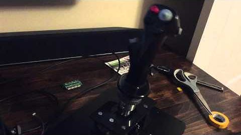 3D printed joystick gimbal MKII