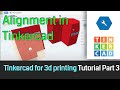 Tinkercad for 3d printing tutorial Part 3:  Arranging Your Objects Aligning, Mirroring, Workplanes