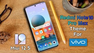 Redmi Note10 Pro Max Theme For Vivo All Devices | Note10 | #vivotheme #vivothemestore #redmi screenshot 2