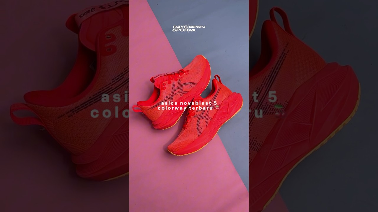 Asics Novablast 5 Flash Red! - YouTube