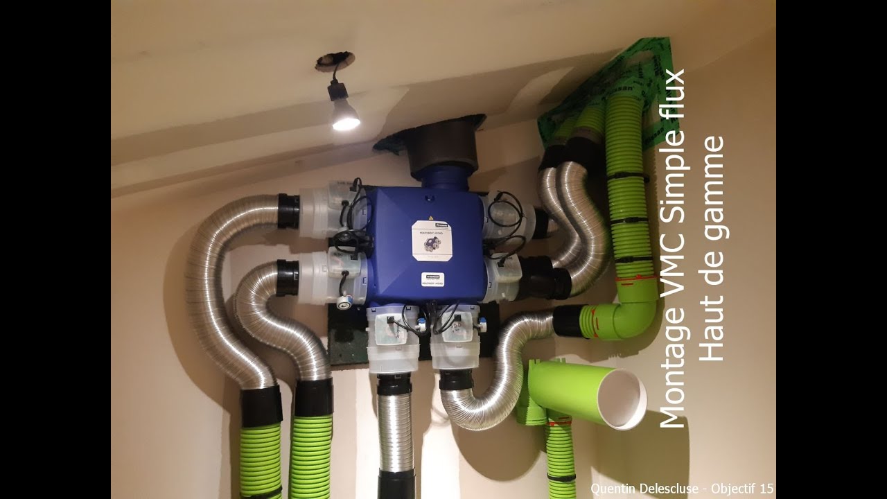 Montage d'une VMC simple flux Renson Healthbox Hygro à Rouen YouTube — free download