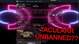 Tacularr gets unbanned from rust?
