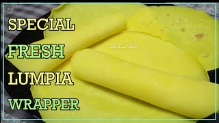 STEP BY STEP PROCEDURE ON HOW TO MAKE A FRESH LUMPIA WRAPPER/HOMEMADE LUMPIANG SARIWA WRAPPER.