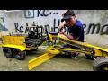 homemade RC model grader size and weight | rc action homemade