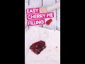 Easy Homemade Cherry Pie Filling #shorts