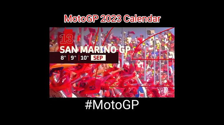 Motogp Italy 2023 dates