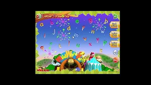 Letter Fireworks VTech Whiz Kid Learning System WonderTown Gameplay
