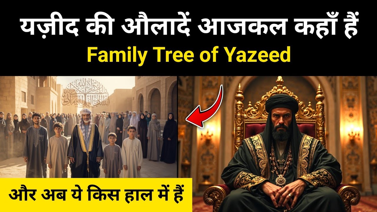 यज़ीद की औलादें आजकल कहाँ हैं । History of Yazid's Family - R.H Network