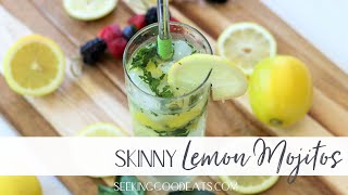 Printed recipe: https://seekinggoodeats.com/lemon-mojito/ this skinny
lemon mojito is so refreshing and light! it also a sugar-free, keto,
low carb co...